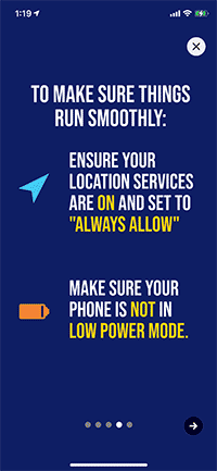 Location settings